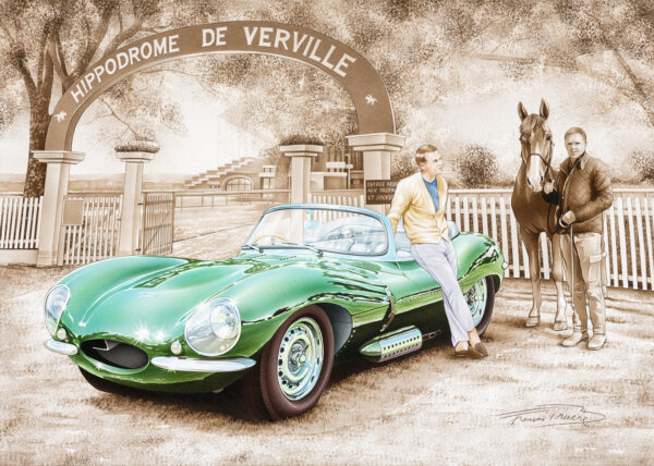 VA203 Jaguar XK SS - Steve Mc Queen